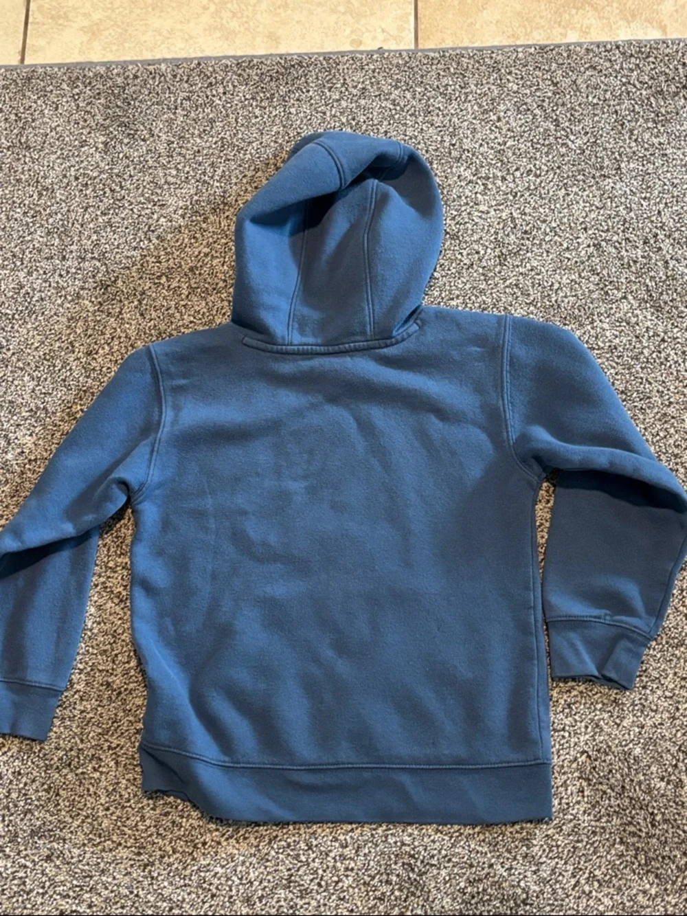 Carhartt Kids Teal Graphic Pullover Hoodie with Gold Logo - Picture 5 of 5